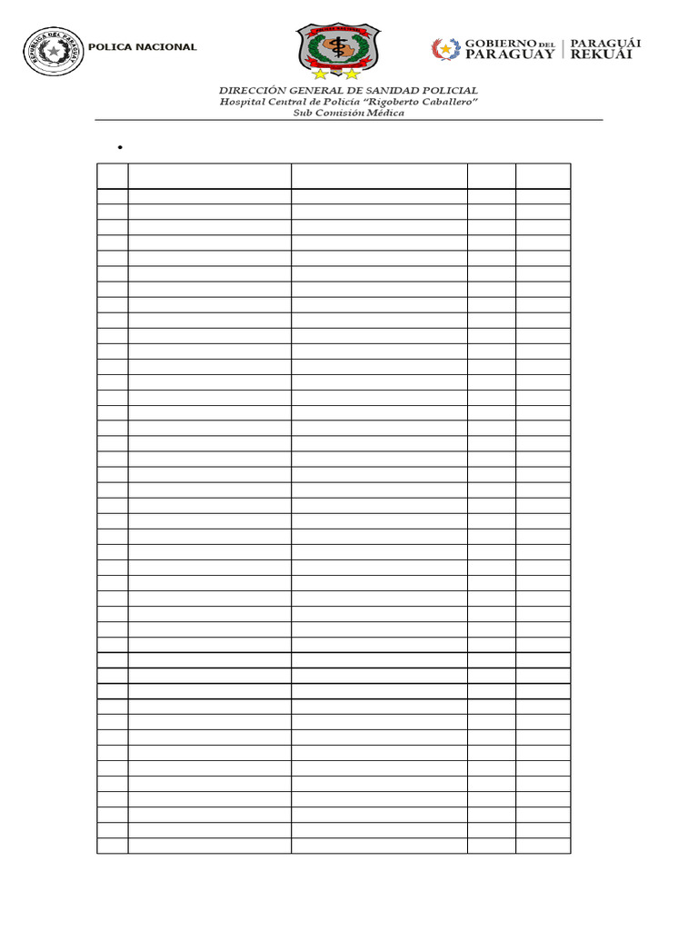 Lista Lunes 26 E.F. T.T | PDF