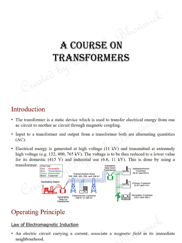 Presentation On Transformer | PDF