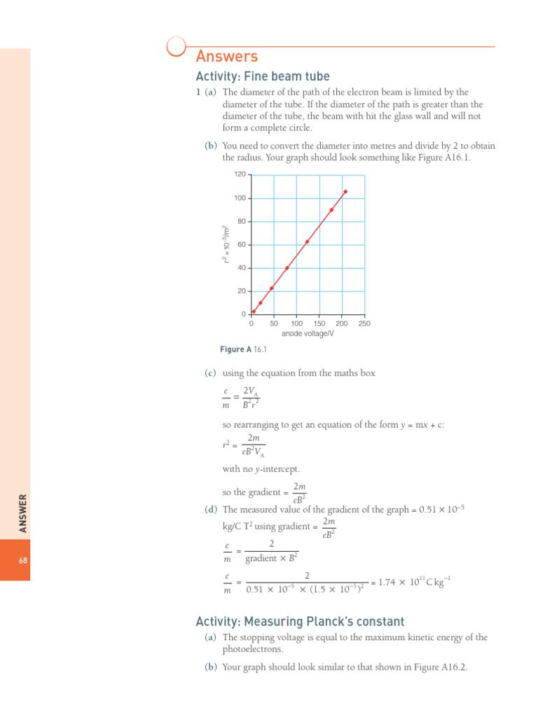 Turning Points Answers | PDF | Electron | Light