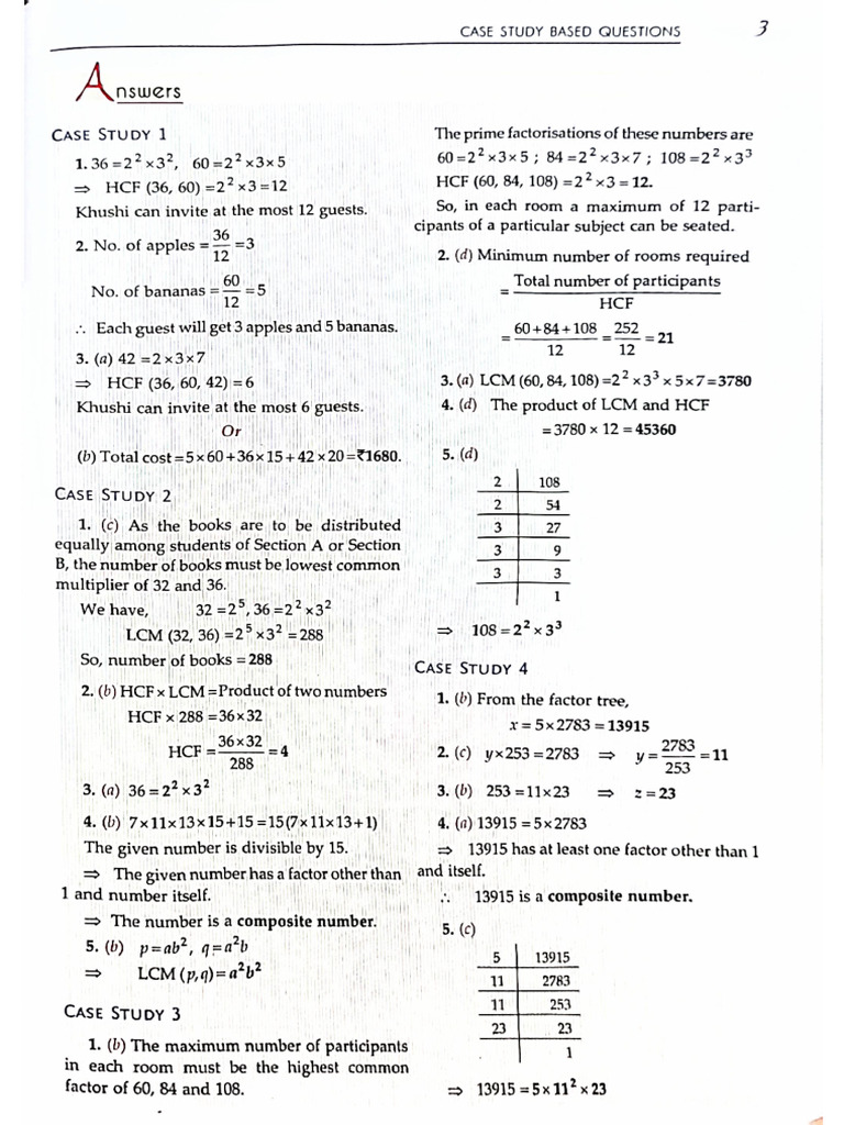 Case Study Answers | PDF