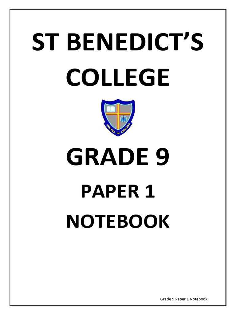 Grade 9 Notebook 1 2017 - Math | PDF | Numbers | Interest
