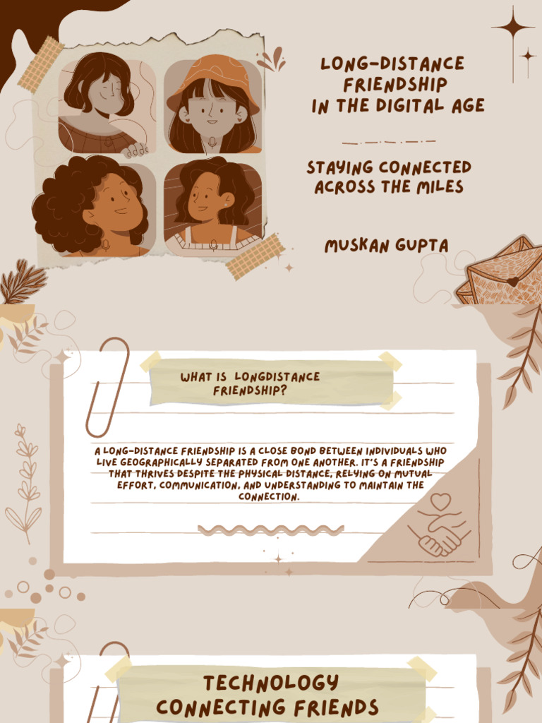 Long-Distance Friendship in The Digital Age | PDF | Friendship ...