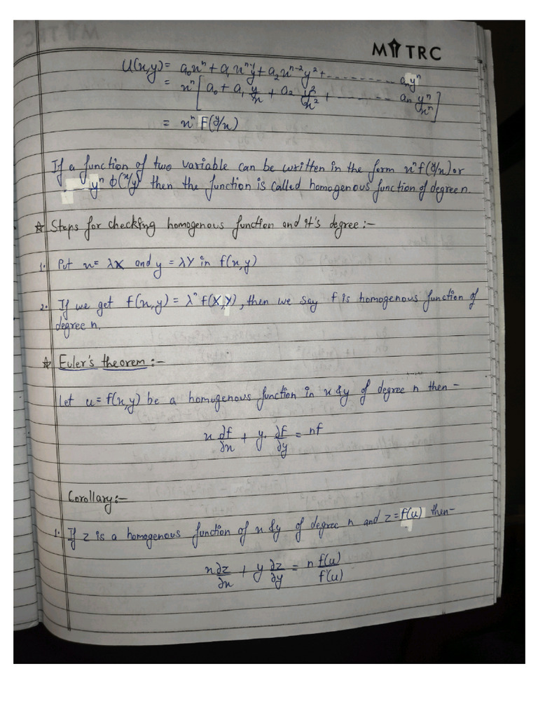 Maths Unit 5 Differential Calculus 2 | PDF