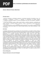 Carboidratos, Hormônios e Performance em Exercícios de Resistência