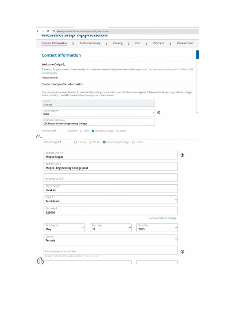 I Eee Registration | PDF