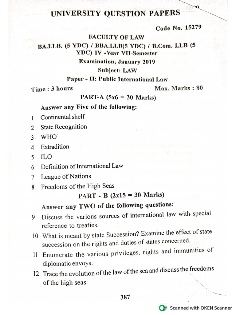 Pil Question Paper | PDF