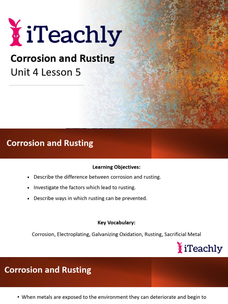 4 5 Slide Show Corrosion and Rusting | PDF | Rust | Corrosion