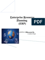 Enterprise Resource Planning (ERP) : Presented by