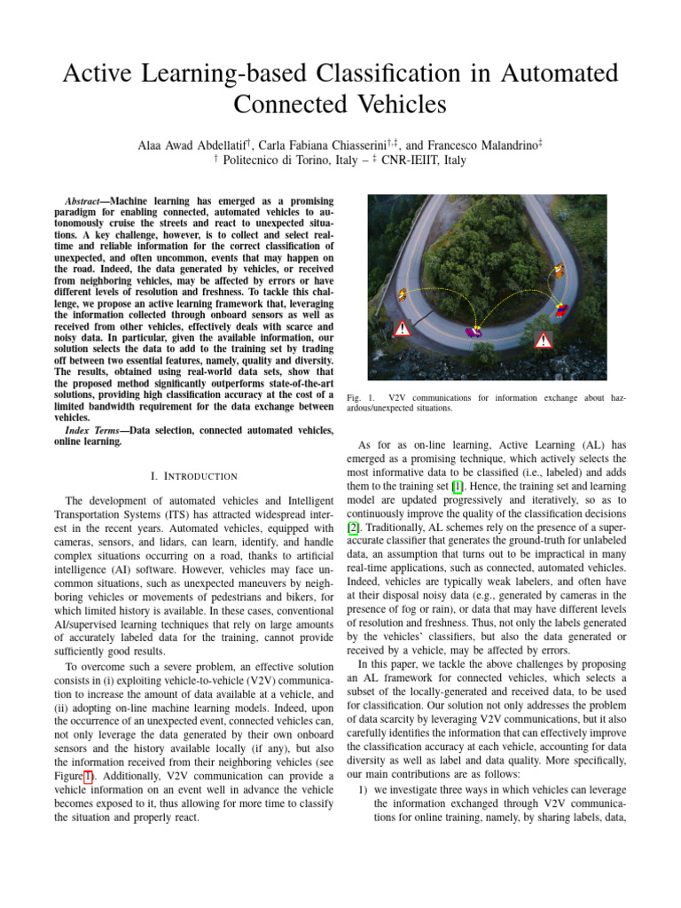 Active Learning-Based Classification in Automated | PDF | Machine ...