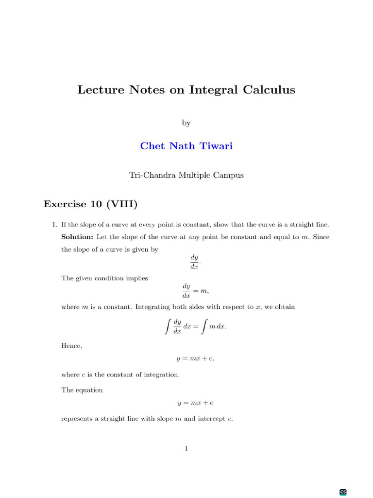 Definite Integral | PDF