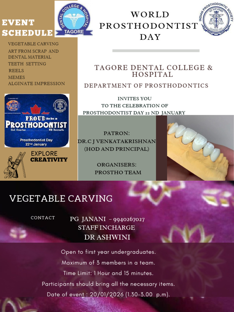 Brochure - Prostho Day 2026 | PDF