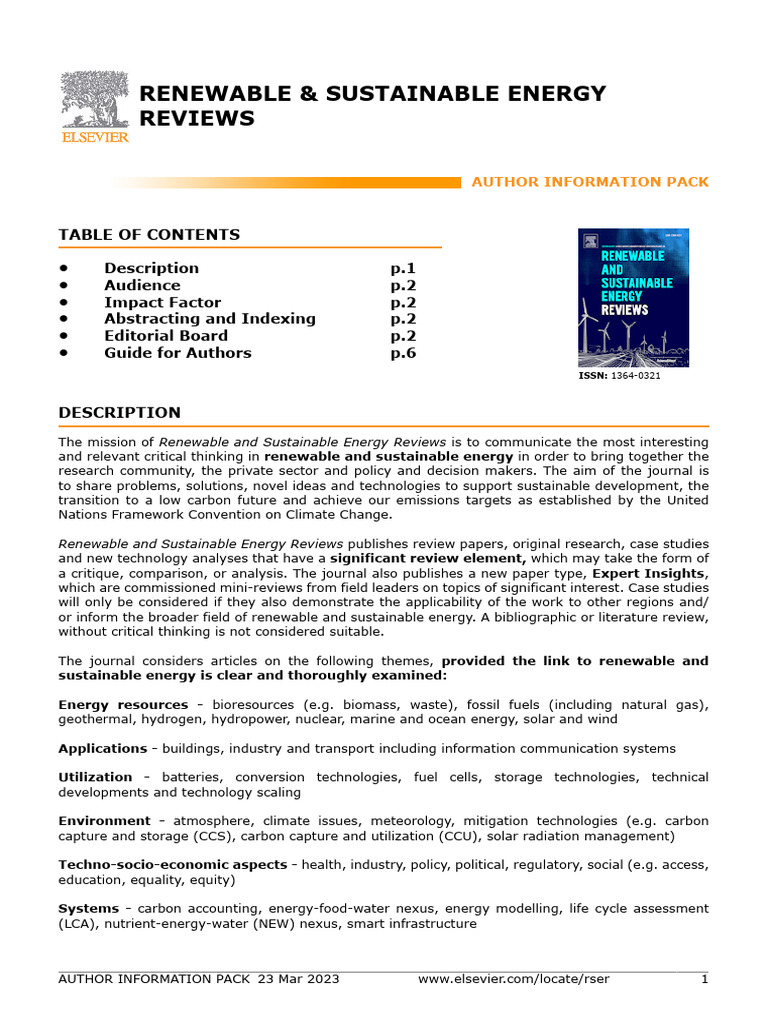 Renewable & Sustainable Energy | PDF | Sustainable Energy | Gender
