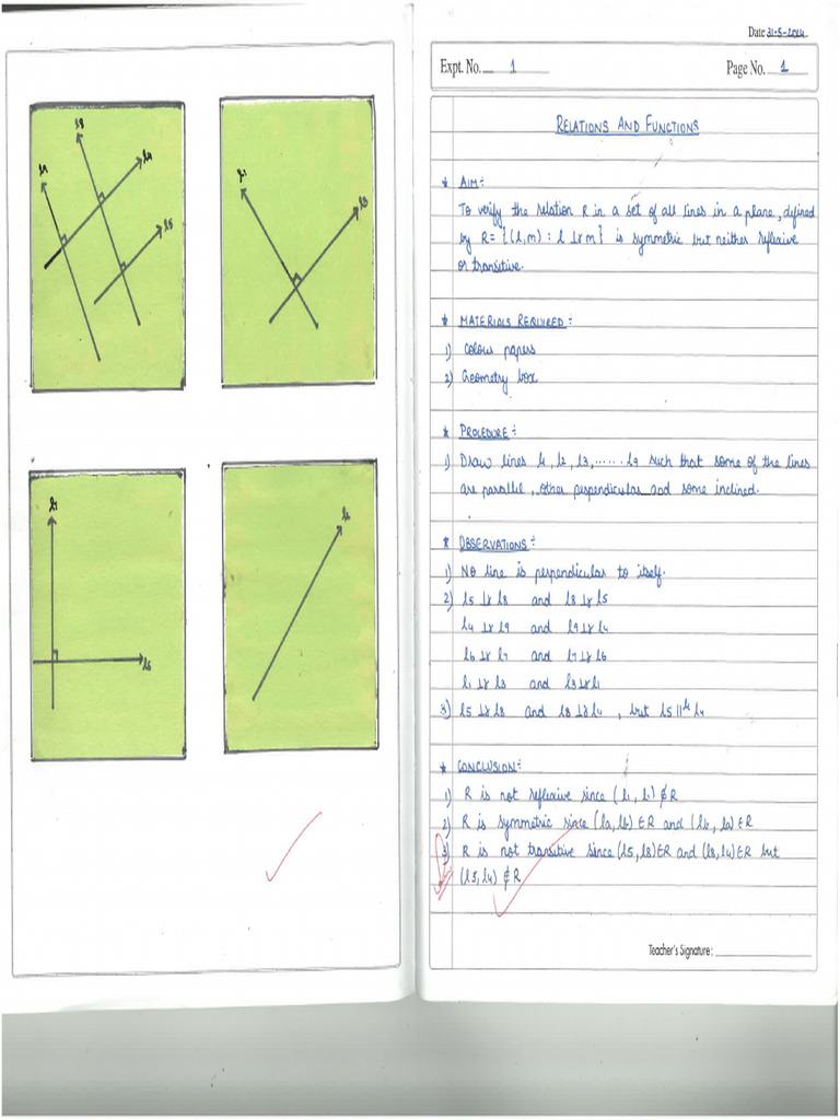 Maths Lab Record | PDF