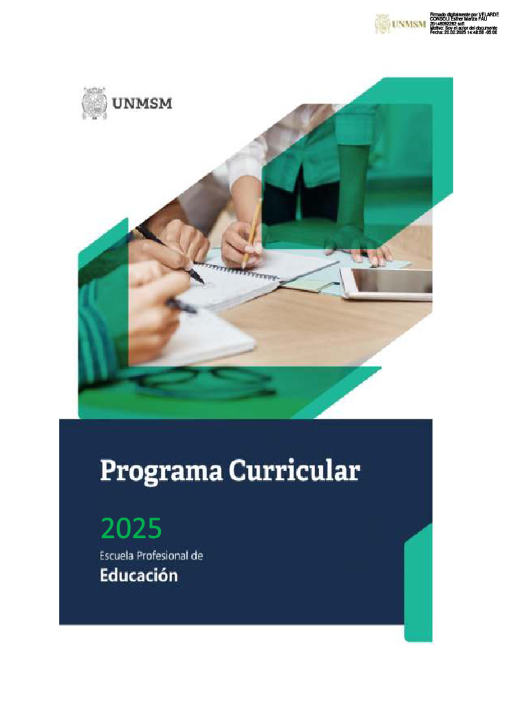 Epe_plan de Estudios 2025 Epe Fffffffff 1 | PDF | Aprendizaje | Enseñando