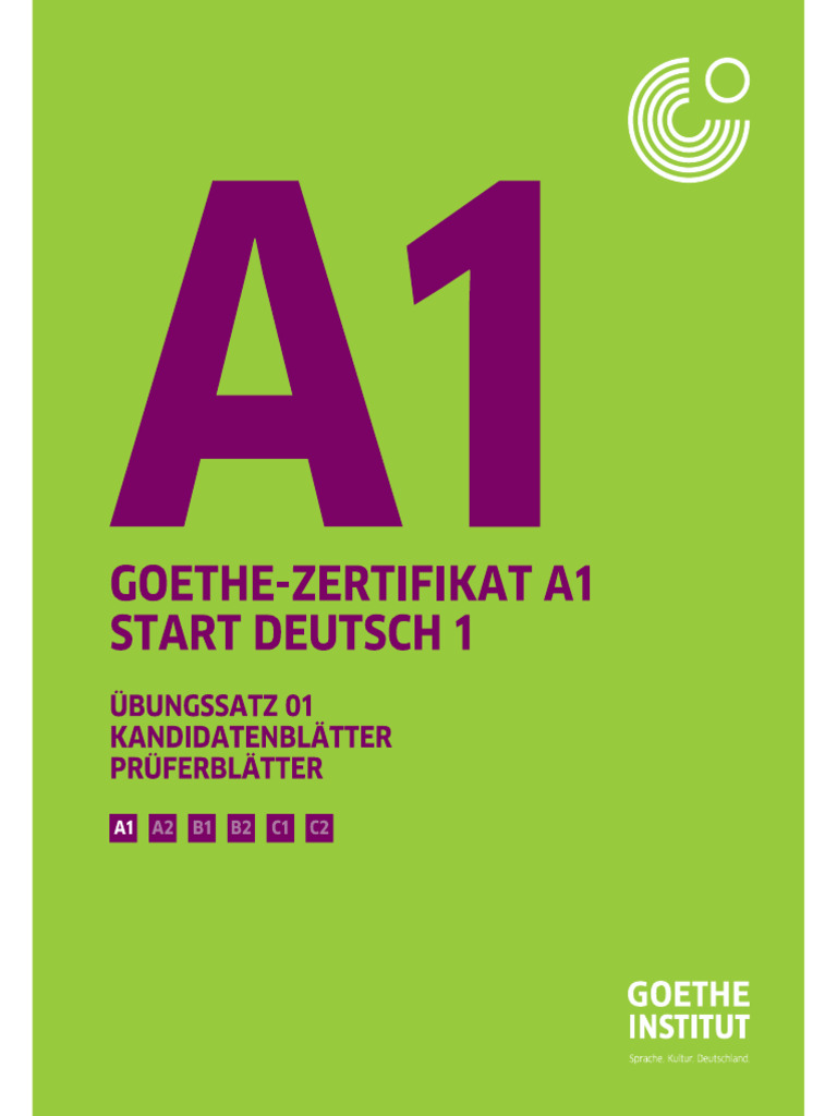 Goethe German A1 | PDF
