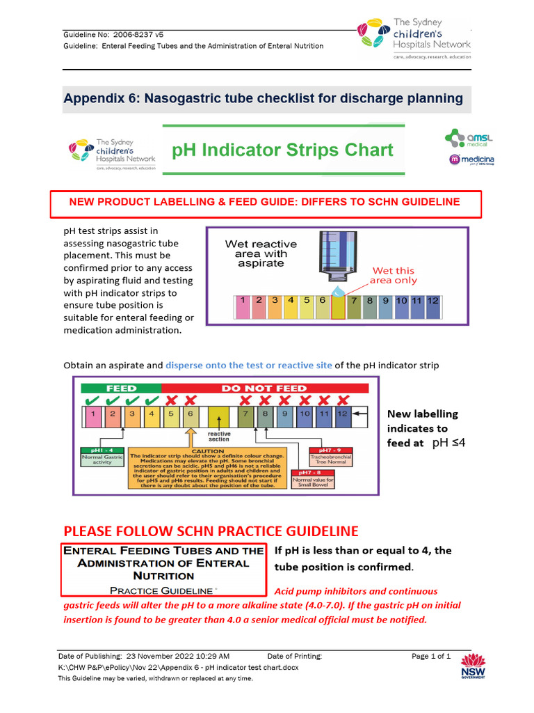 Appendix 6 PH Indicator Test Chart | PDF