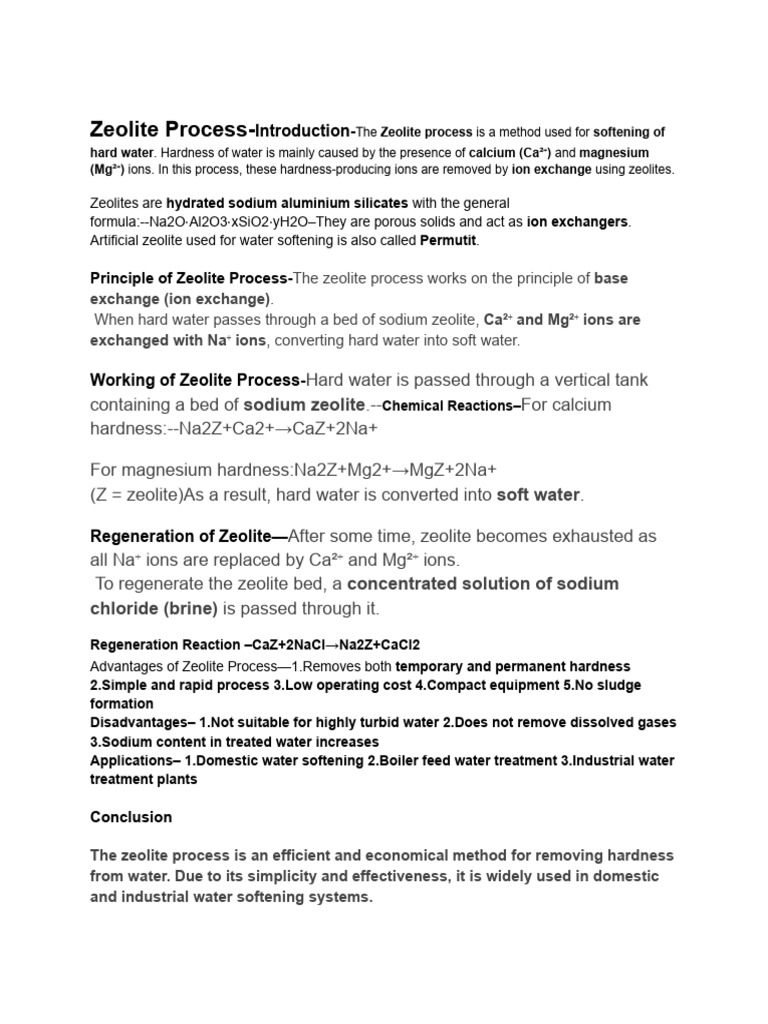Zeolite | PDF