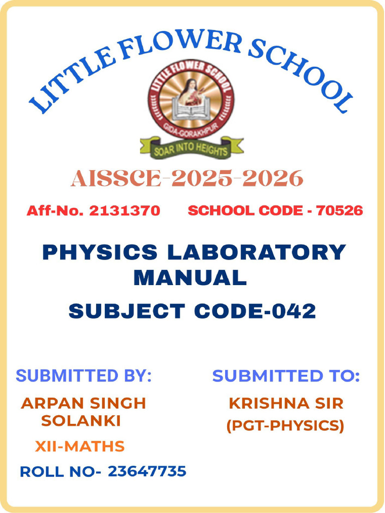 Physics Lab FP | PDF