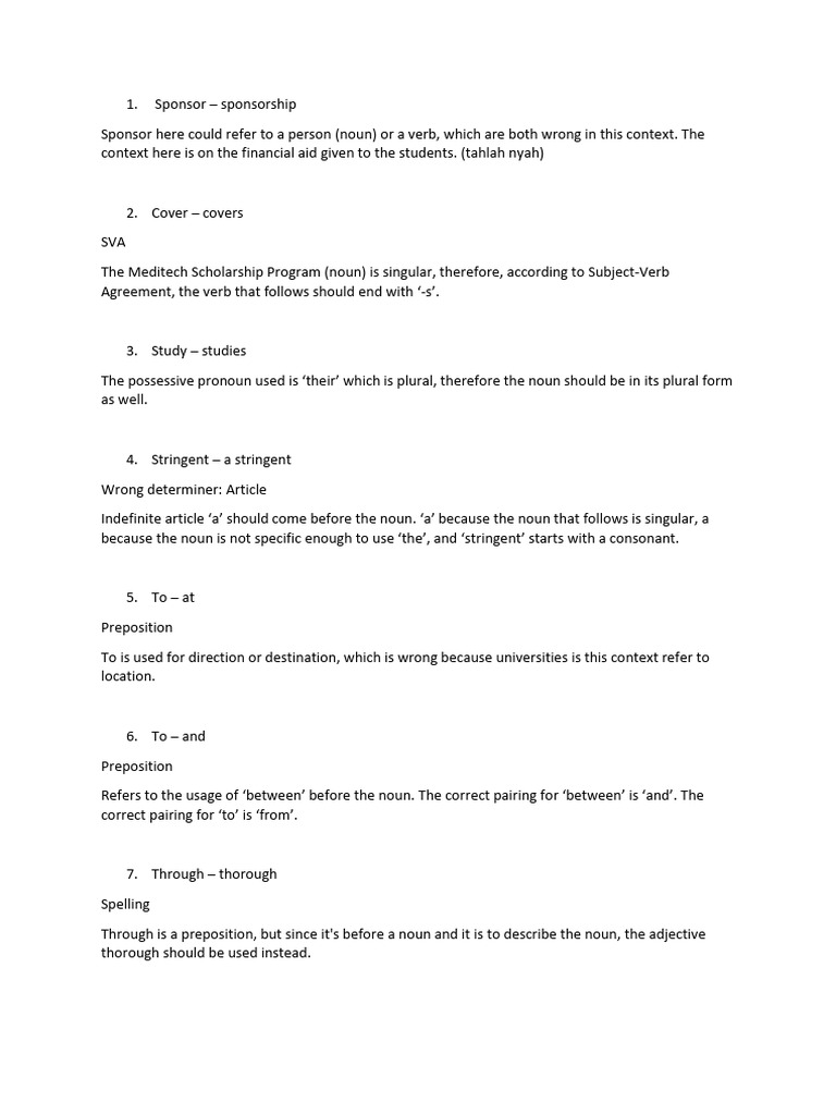 HW Proofreading 1 To 10 | PDF