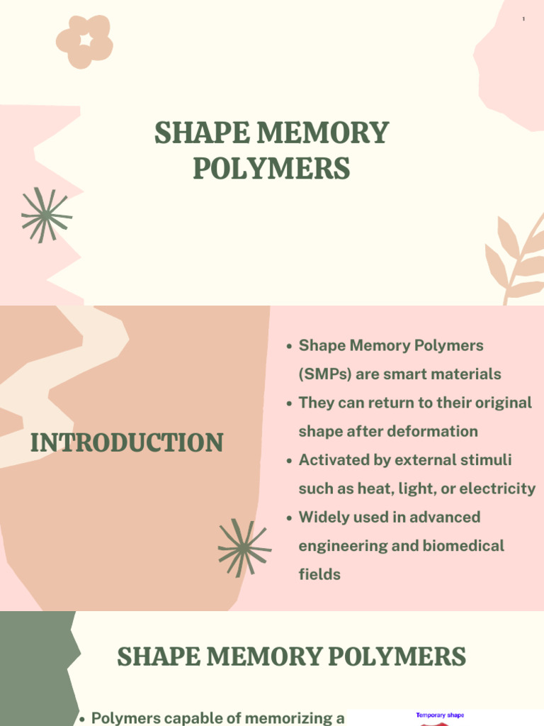 Shape Memory Polymers | PDF