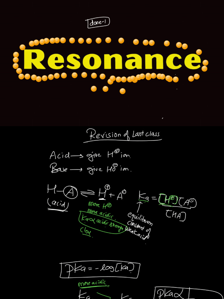 GOC - L-05 (Class Notes) - Resonance | PDF