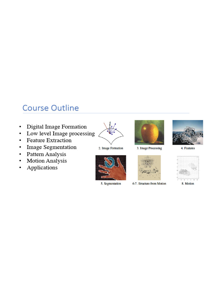 Lecture - Introduction To Computer Vision | PDF | Computer Vision ...