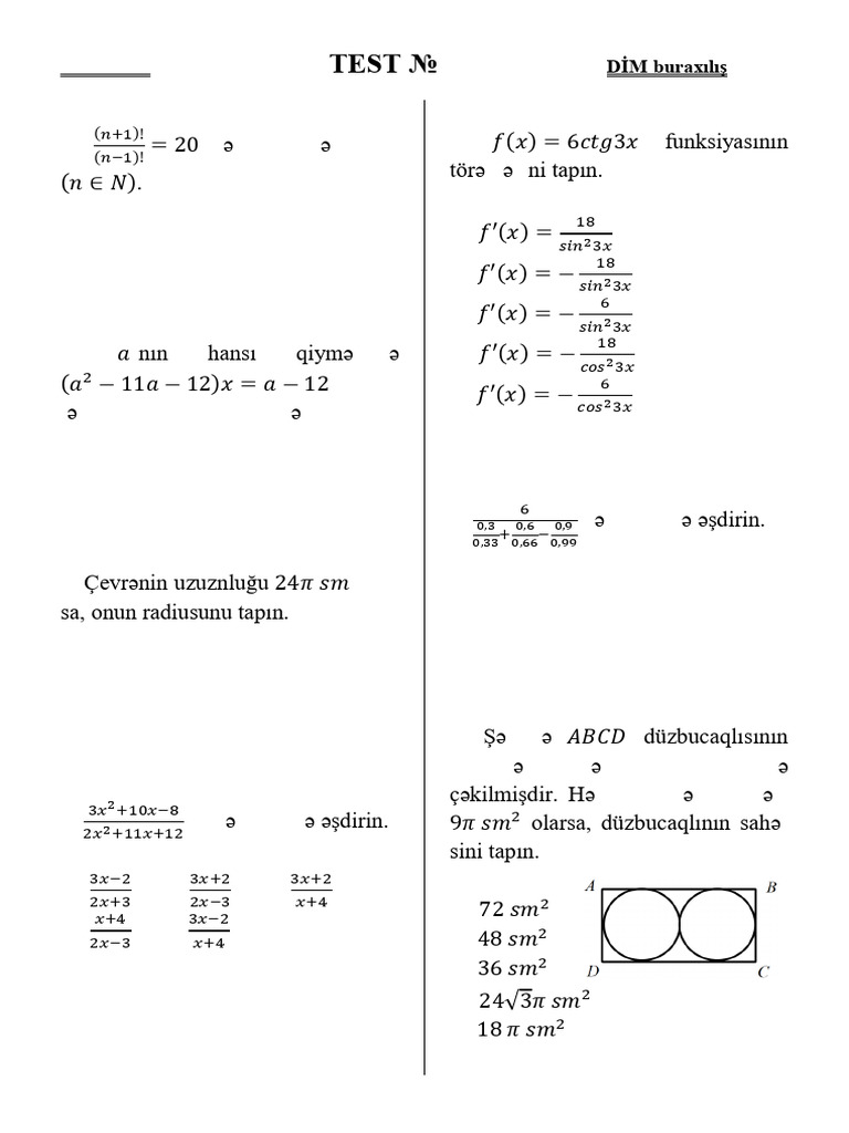 Test - 6 | PDF