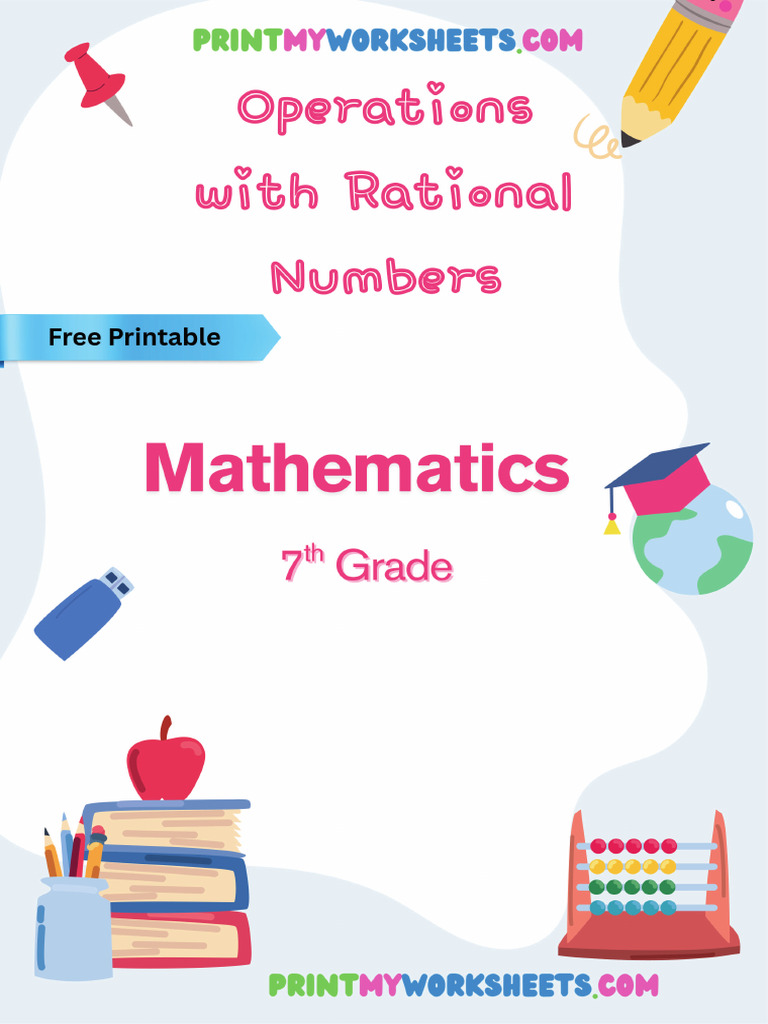 Operations With Rational Numbers 1 7G (1) | PDF