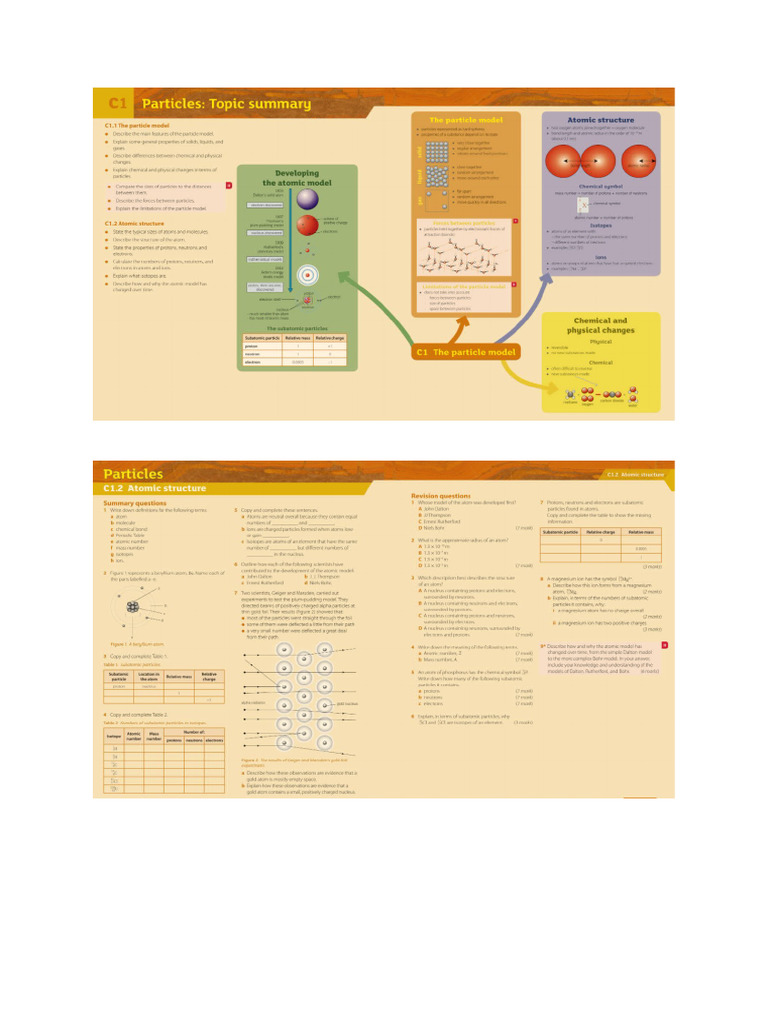 C1 Notes and Questions | PDF