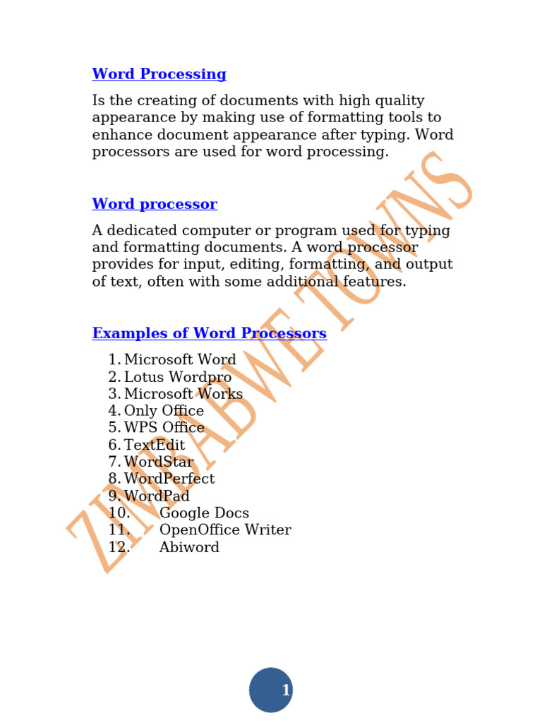 Document_Formatting_&_Editing - Copy | PDF | Microsoft Word | Word ...