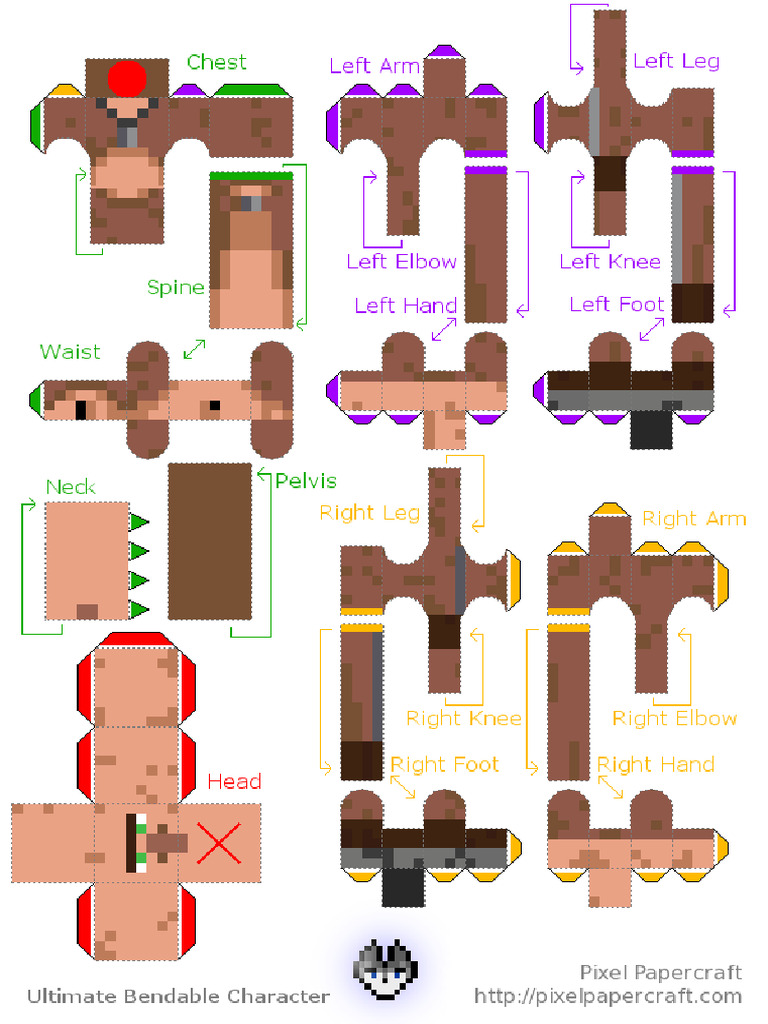 Minecraft Bendable Character | PDF