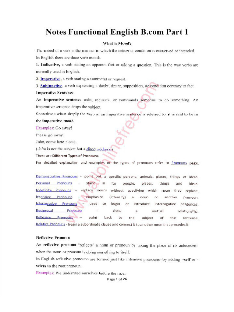 9382 Functional English Notes | PDF