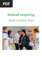 Inf - Netball Rule Book Manual 2020 | PDF | Referee | Team Sports