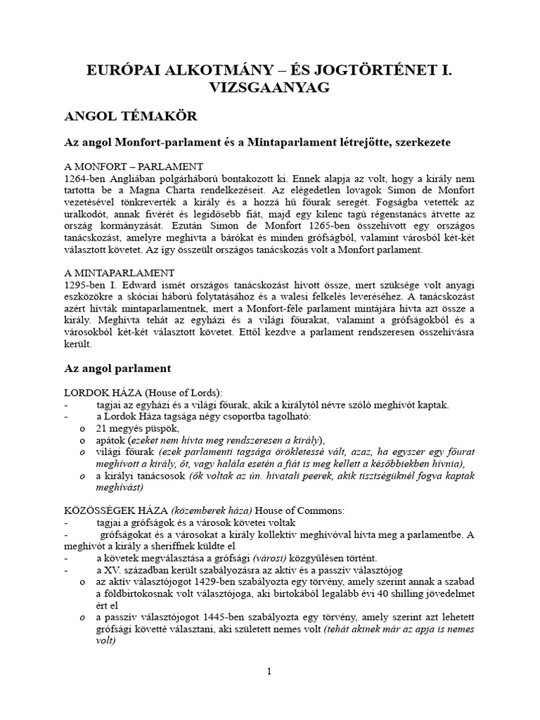 EU1 - Vizsga Laura | PDF
