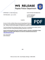 News Release: Grand Rapids Police Department