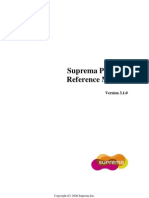 Suprema PC SDK 3.1 (3.1.0.0) Reference Manual