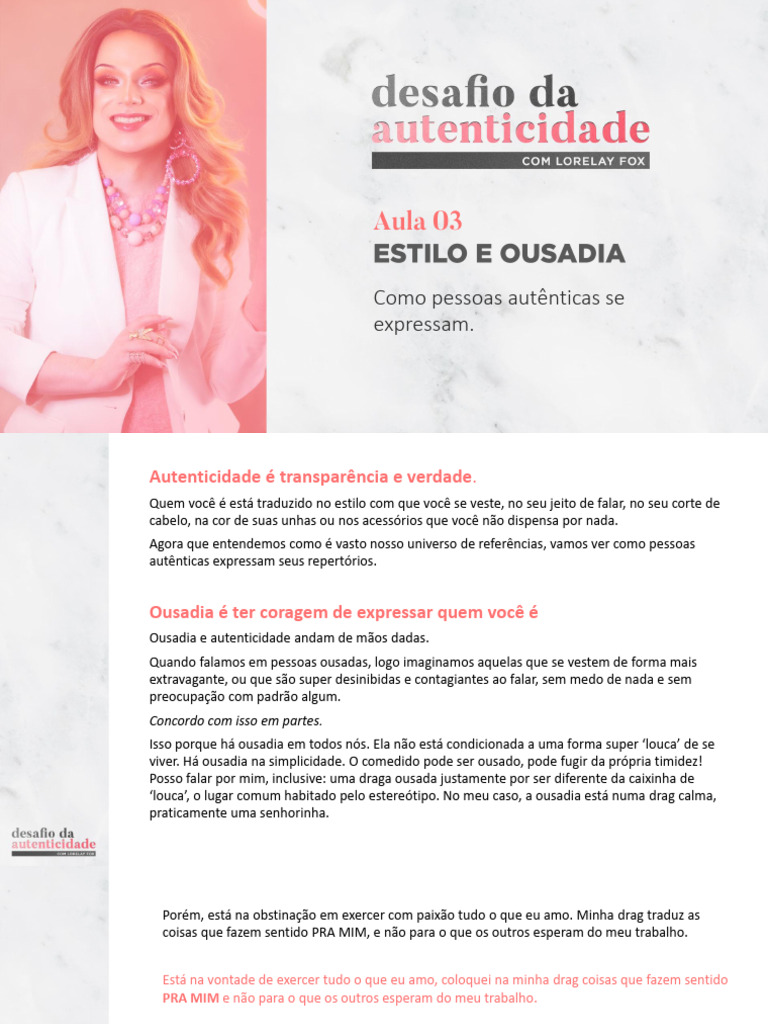 03 - Estilo e Ousadia | PDF
