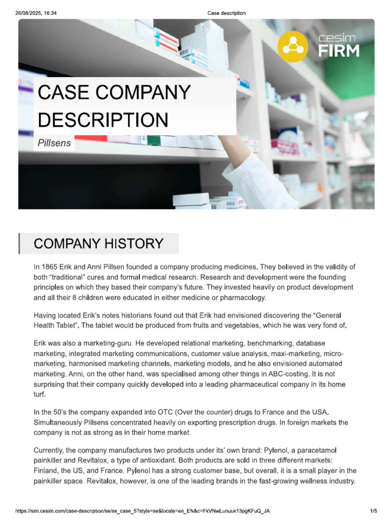 Case Description Firm | PDF