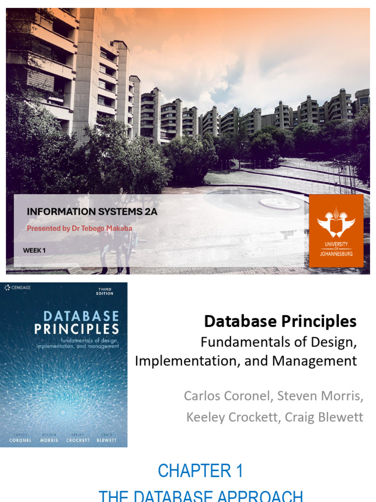 Learning Unit 1 - Database Approach | PDF | Databases | Information ...
