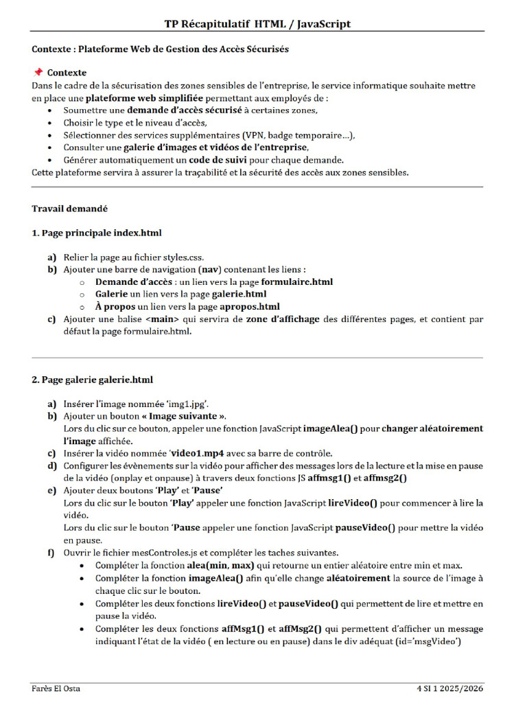 TP Recap JS | PDF