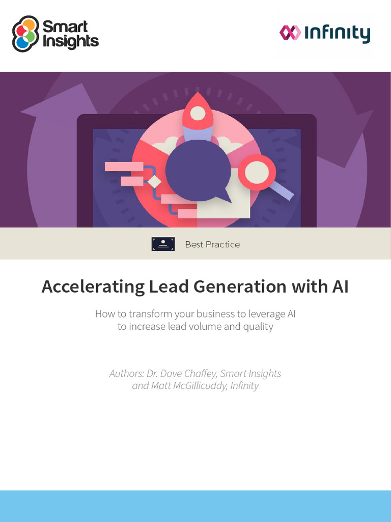 Report Accelerating Lead Generation With Ai Smart Insights Infinity ...
