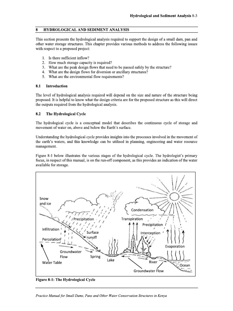 Hydrological Design Considerations | PDF