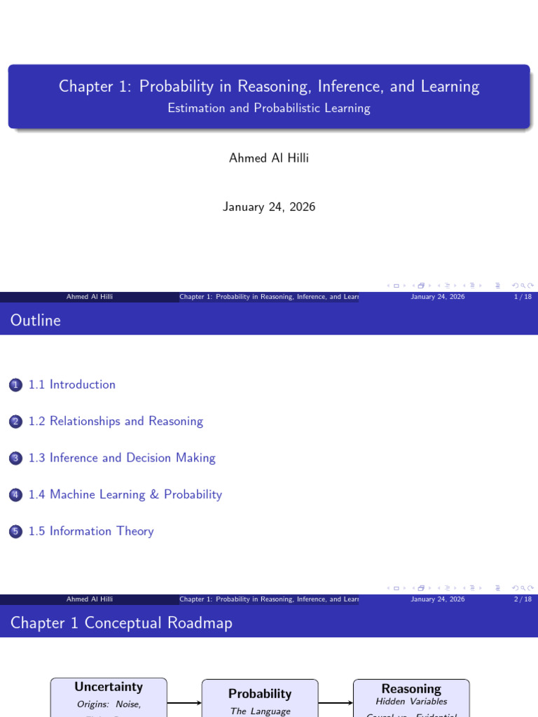 Probabilistic ML Lecture 1 | PDF | Statistical Inference | Machine Learning