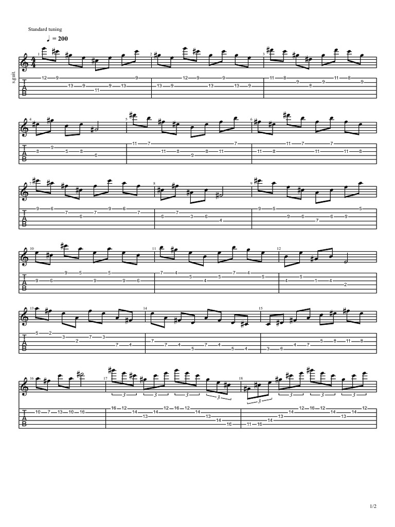Borilav Arpeg Sweep | PDF