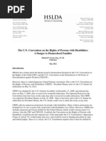 UN CRPD - HSLDA Official Issue Paper