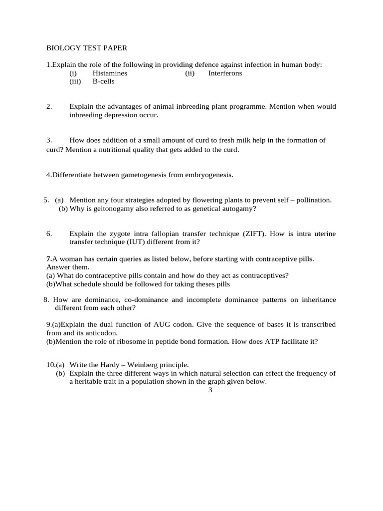 Test Paper 4 | PDF