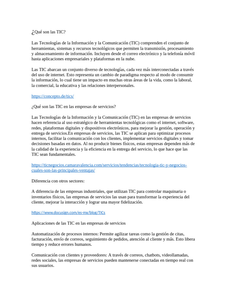 Qué Son Las TIC | PDF | Tecnología de información y comunicaciones ...