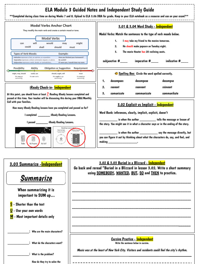 Module 3 Guided Notes | PDF | Linguistics | Linguistic Morphology