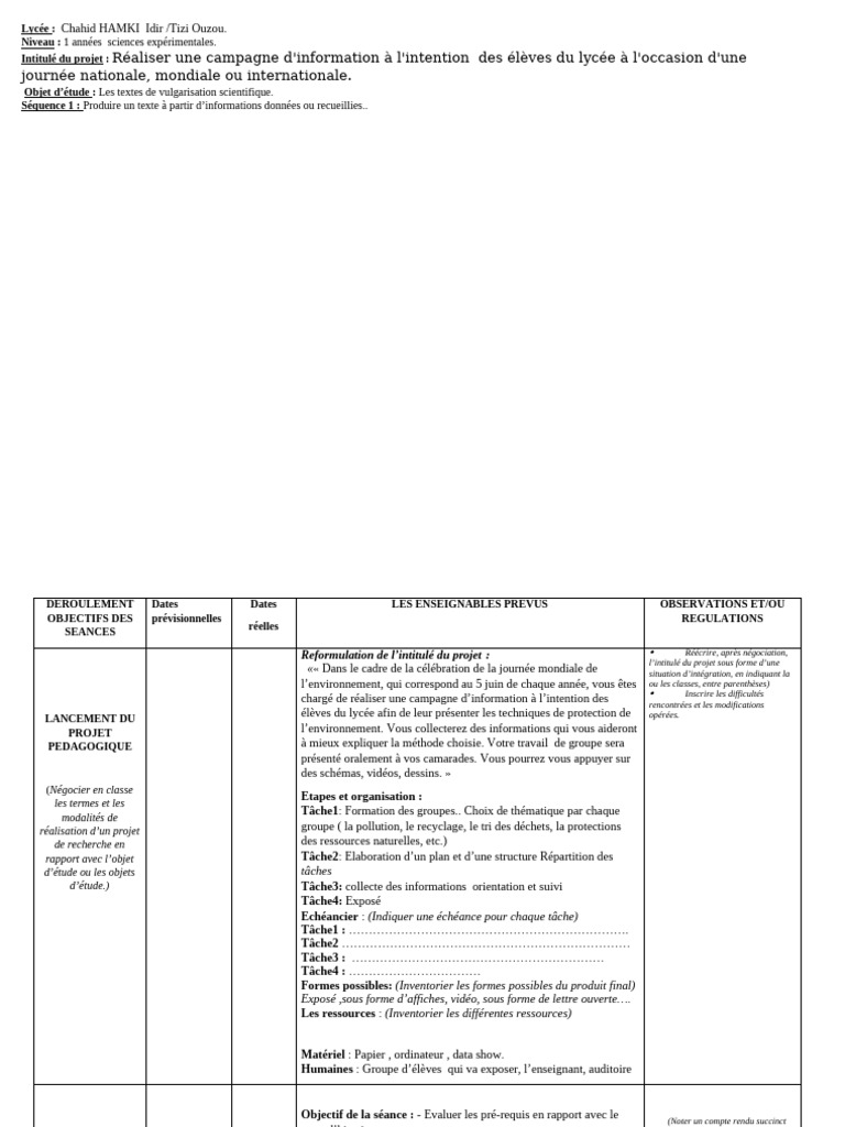 Plan 1AS | PDF