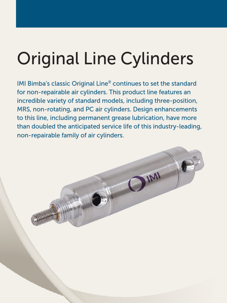 Original Line Cylinders | PDF | Piston | Mechanical Engineering